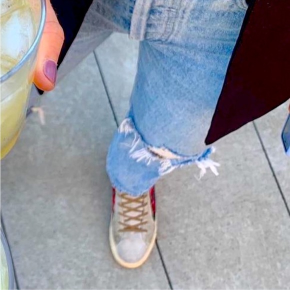 Agolde Light Blue Distressed Women Jeans - Picture 8 of 8